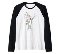 Looney Tunes Bug Bunny What's Up Doc Camiseta Manga Raglan