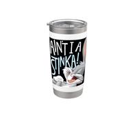 Looney Tunes Bugs Bunny Ain't I a Stinka! Vaso térmico de acero inoxidable de doble pared