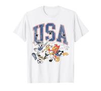 Looney Tunes Bugs Bunny, Daffy Duck Group USA Soccer Futbol Camiseta