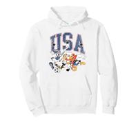 Looney Tunes Bugs Bunny, Daffy Duck Group USA Soccer Futbol Sudadera con Capucha