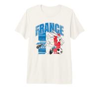 Looney Tunes Bugs Bunny France Soccer Futbol Camiseta Premium