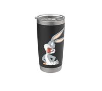 Looney Tunes Bugs Bunny Green Background Vaso térmico de acero inoxidable de doble pared