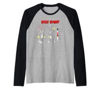 Looney Tunes Bugs Bunny Retro Color Code Camiseta Manga Raglan