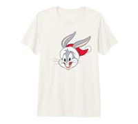 Looney Tunes Bugs Bunny Santa Hat Camiseta Premium