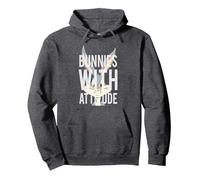 Looney Tunes Bugs Bunny with Attitude Sudadera con Capucha, Unisex para Adultos, Jaspeado Oscuro, XXL