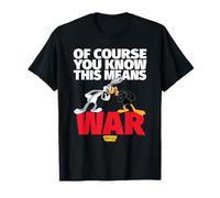 Looney Tunes Bugs Daffy This Means War Camiseta