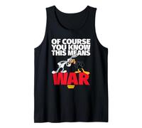 Looney Tunes Bugs Daffy This Means War Camiseta sin Mangas