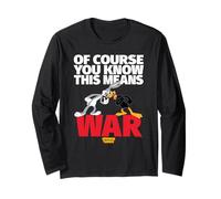 Looney Tunes Bugs Daffy This Means War Manga Larga