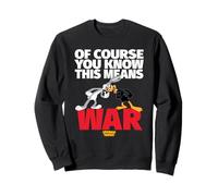 Looney Tunes Bugs Daffy This Means War Sudadera