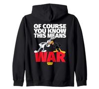 Looney Tunes Bugs Daffy This Means War Sudadera con Capucha