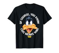 Looney Tunes Daffy Big Head This Means War Camiseta