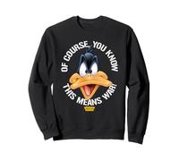 Looney Tunes Daffy Big Head This Means War Sudadera
