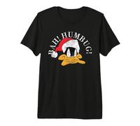 Looney Tunes Daffy Duck Head Bah Humbug Camiseta Premium