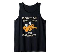 Looney Tunes Daffy Duck Just Go Away Camiseta sin Mangas