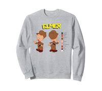 Looney Tunes Elmer Fudd Retro Color Code Sudadera