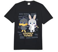 Looney Tunes Gokko Duck and Rabbit Season Comfort Colors Adult Heavyweight T-Shirt