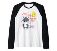 Looney Tunes Gokko I Tawt I TAW a Puddy Tat Camiseta Manga Raglan