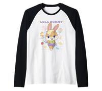 Looney Tunes Gokko Lola Bunny Treat Grid Camiseta Manga Raglan