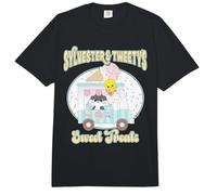 Looney Tunes Gokko Slyvester and Tweety's Sweet Treats Comfort Colors Adult Heavyweight T-Shirt