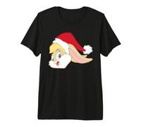 Looney Tunes Lola Bunny Santa Hat Camiseta Premium