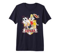 Looney Tunes Lola Bunny Spain Soccer Futbol Camiseta Premium