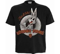 Looney Tunes M121-T-Shirts Camiseta, Black, S para Hombre