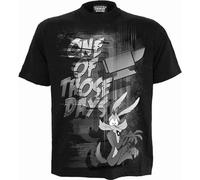 Looney Tunes M121 - T-Shirts, Camiseta Hombre, Black, XL