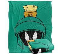 LOONEY TUNES Marvin Face Manta súper Suave con Tacto Sedoso - 152 x 127 cm