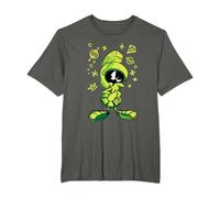 Looney Tunes Marvin Martian Green Stars Camiseta