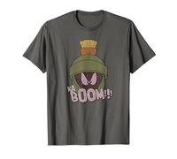 Looney Tunes Marvin The Martian Kaboom Camiseta, Hombre, Asfalto, M