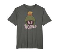 Looney Tunes Marvin The Martian Kaboom Camiseta, Hombre Tallas Grandes, Asfalto, 2X Alto