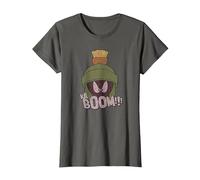 Looney Tunes Marvin The Martian Kaboom Camiseta, Mujer, Asfalto, S