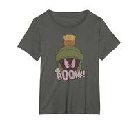 Looney Tunes Marvin The Martian Kaboom Camiseta, Mujer Tallas Grandes, Asfalto, 3XL Grande
