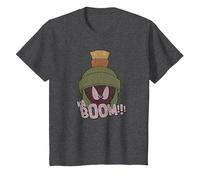 Looney Tunes Marvin The Martian Kaboom Camiseta, Niños, Jaspeado Oscuro, 3 años
