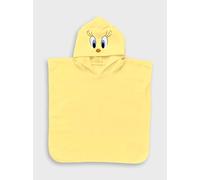 LOONEY TUNES - Poncho de Baño Piolín - Toalla de Rizo Suave 100% Algodón, Poncho 55 x 58 cm - Para Bebés y Niños Hasta 5 Años - Accesorio de Ducha Niña, Niño - Producto Oficial Warner Bros
