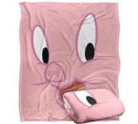 Looney Tunes Porky Face Manta súper suave con tacto sedoso - 152 x 127 cm