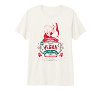 Looney Tunes Porky Pig Christmas Happy Vegan Holiday Camiseta Premium