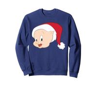 Looney Tunes Porky Pig Santa Hat Sudadera