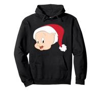 Looney Tunes Porky Pig Santa Hat Sudadera con Capucha