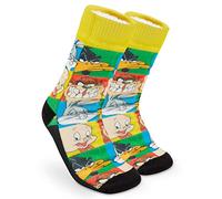 LOONEY TUNES Space Jam Calcetines Antideslizantes Mujer, Calcetines Invierno Casa con Forro Interior, 35-41 EU, Regalo Mujer (Multicolor)