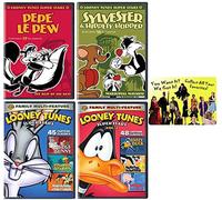 Looney Tunes Super Stars Collection: 128 Complete Episodes DVD Bundle (Pepe Le Pew / Bugs Bunny / Daffy Duck / Porky Pig / & Many More!) + Bonus Sticker