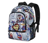 Looney Tunes Super Tunes-Mochila Fight FAN 2.0, Gris, 31 x 44 cm, Capacidad 24 L