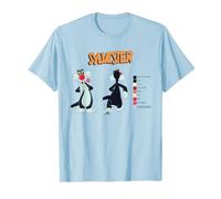 Looney Tunes Sylvester Retro Color Code Camiseta