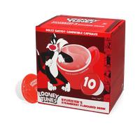 Looney Tunes | Sylvester's Strawberry - 10 cápsulas para Dolce Gusto