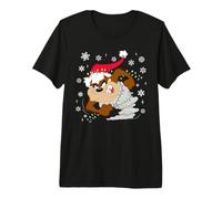 Looney Tunes Taz Christmas Lights Camiseta Premium