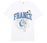 Looney Tunes Taz France Soccer Futbol Comfort Colors Adult Heavyweight T-Shirt