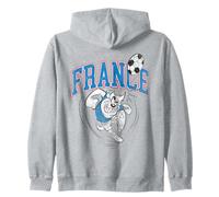 Looney Tunes Taz France Soccer Futbol Sudadera con Capucha