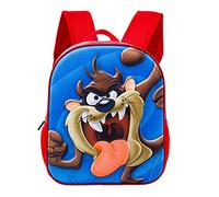 Looney Tunes Taz Tasmanian-Mochila 3D Pequeña, Azul, 26 x 31 cm, Capacidad 8.5 L