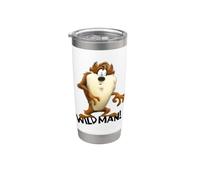 Looney Tunes Taz Wild Man Vaso térmico de acero inoxidable de doble pared