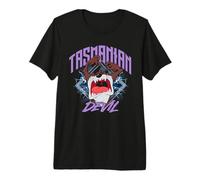 Looney Tunes Tazmanian Devil Rock Camiseta Premium